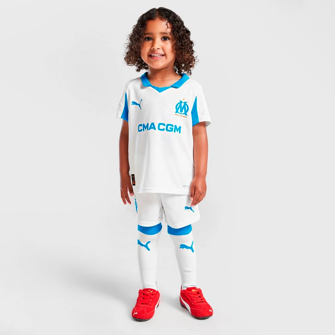 Kit Kids Olympique Marseille 2025/26 Home