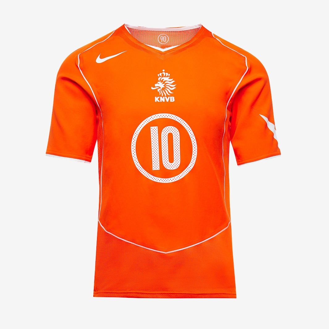 Jersey Holanda Total 90 2004 Van Nistelrooy #10 Home Reissue - Fan Version