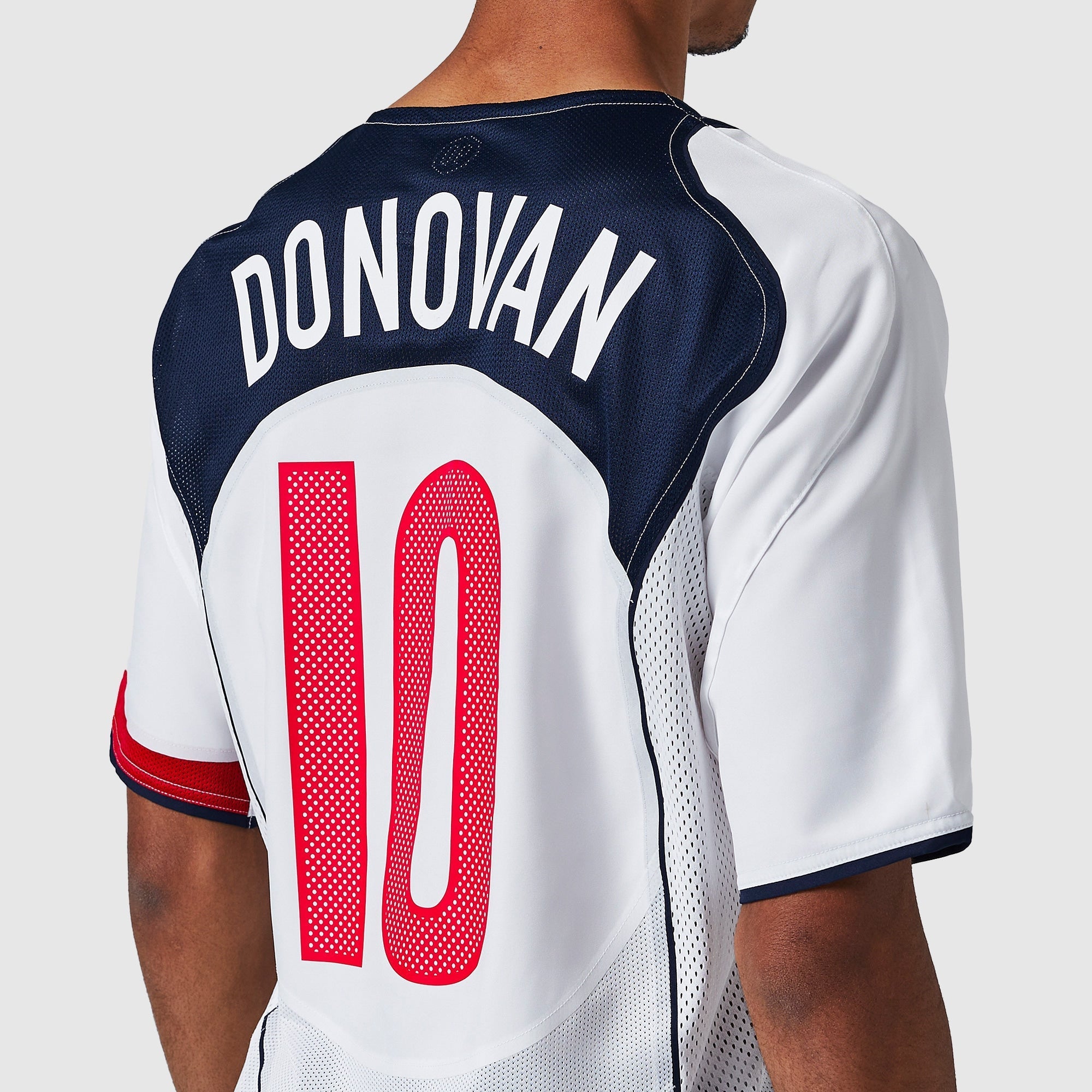 Jersey Estados Unidos (EUA) Total 90 2004 Donovan #10 Home Reissue - Fan Version