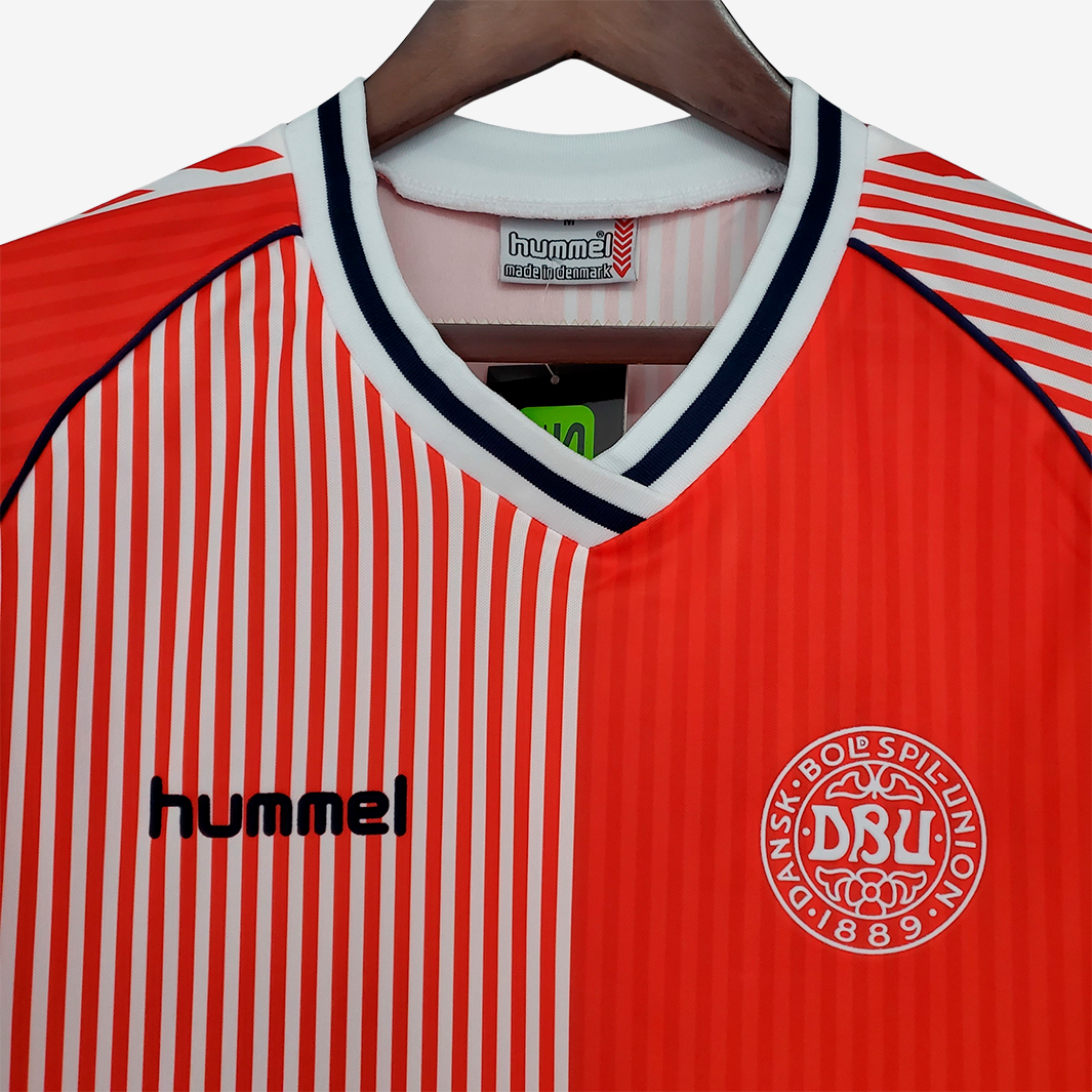 Jersey Dinamarca 1986 Home - Retro