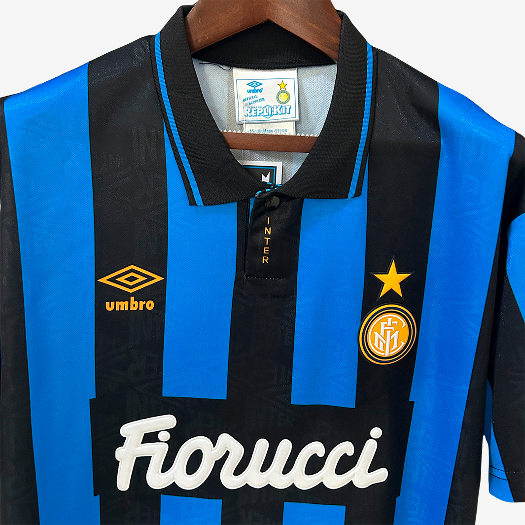 Jersey Inter de Milão 1992/94 Home - Retro