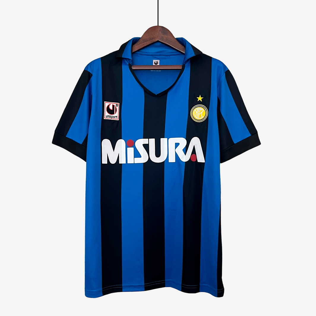 Jersey Inter de Milão 1990/91 Home - Retro
