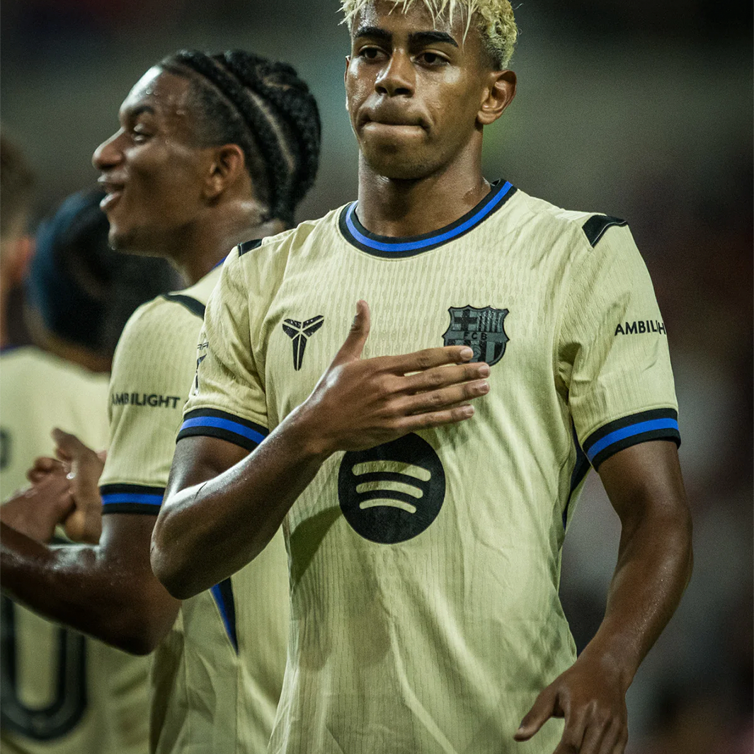 Jersey Barcelona x Kobe 2025/26 Lamine Yamal #10 Away UCL - Player Version