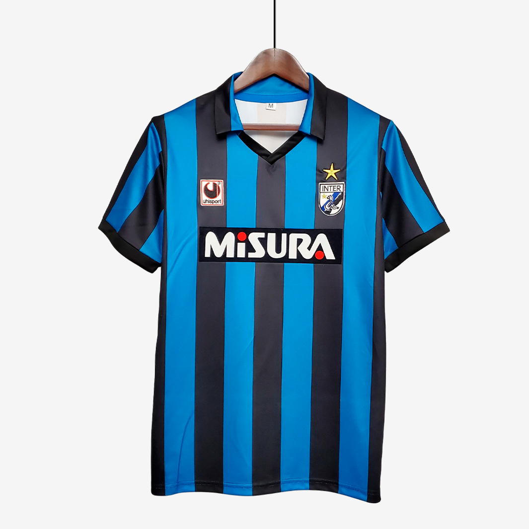 Jersey Inter de Milão 1988/90 Home - Retro