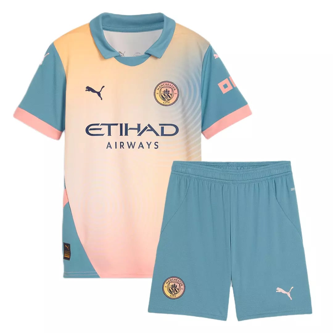 Kit Kids Manchester City 2024/25 Fourth