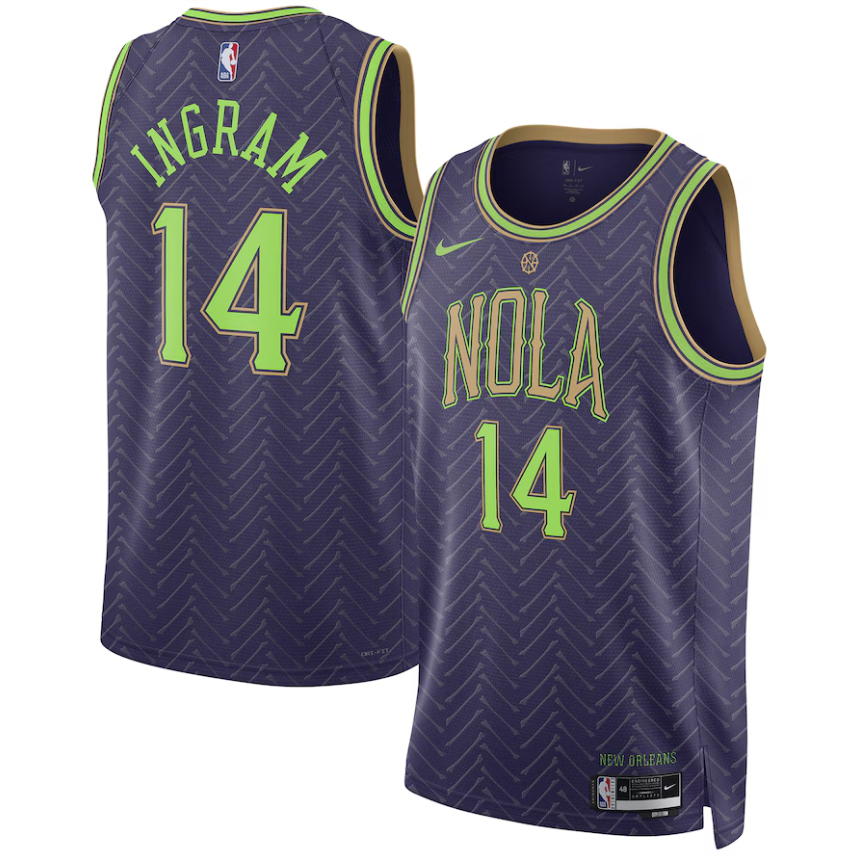 NBA jersey New Orleans Pelicans City Edition