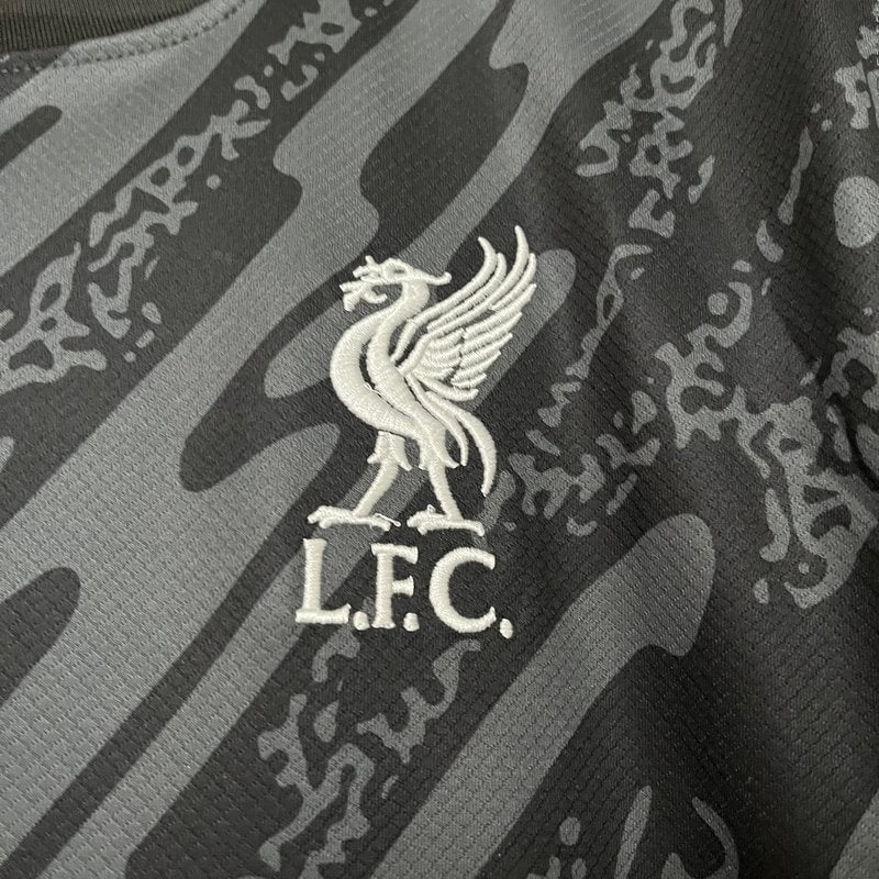 Jersey Liverpool 2024/25 Goleiro Black - Fan Version